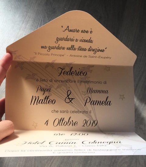 Partecipazioni nozze (Piccola)